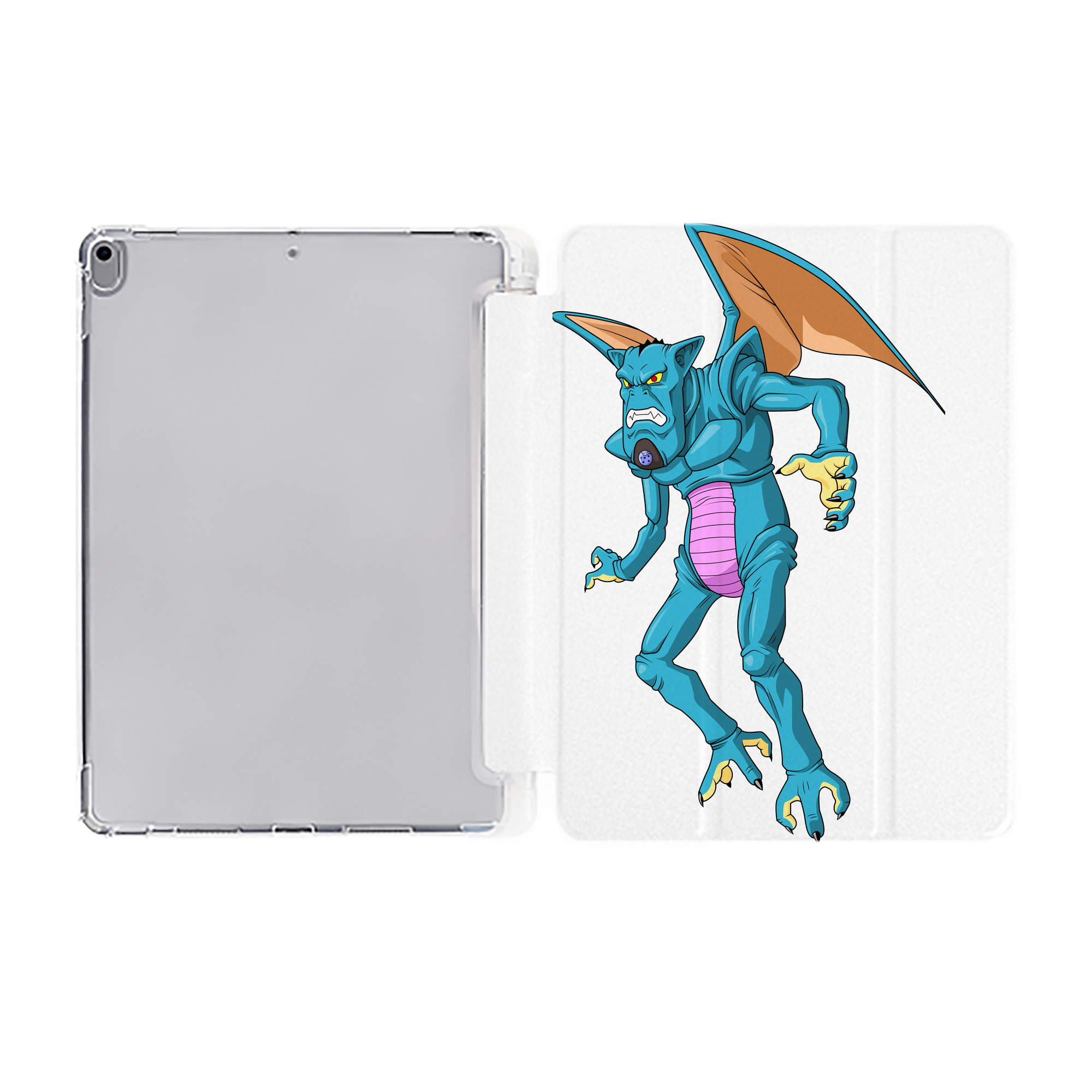 （画像用） ドラゴンボール DRAGON BALL IPad ケース ペン収納付き 三つ折りスタンド PUレザー×シリコン 対応機種9.5/10.5/10.9インチ